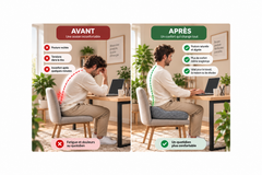 Coussin Ergonomique Coccyx à Mémoire de Forme